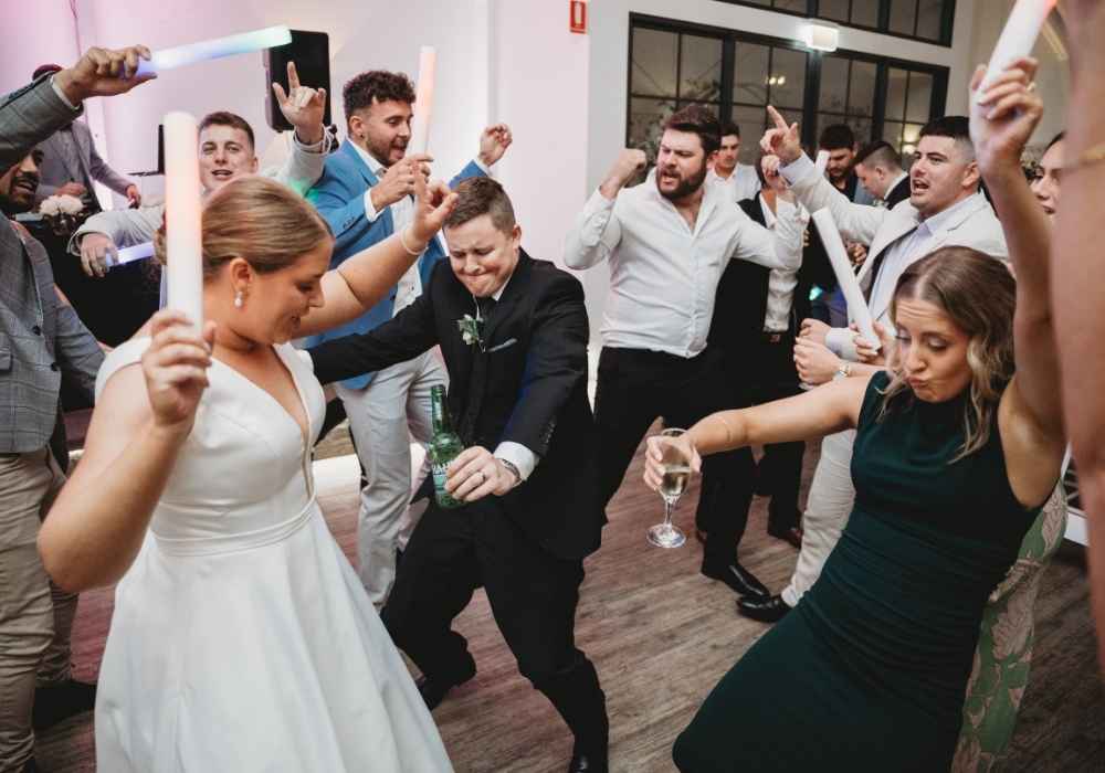 Full wedding dance floor.